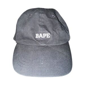 Black Bape Summer Bag Cap Hat VERY RARE A BATHING APE VINTAGE